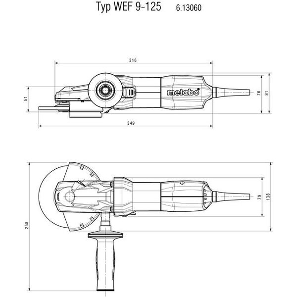 Szlifierka Metabo WEF 9-125 Quick