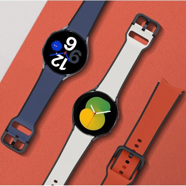 Samsung Samsung pasek Two-tone Sport Band do Samsung Galaxy Watch 4 / 4 Classic / 5 / 5 Pro (20mm, M/L) piaskowy (ET-STR91LJEGEU)