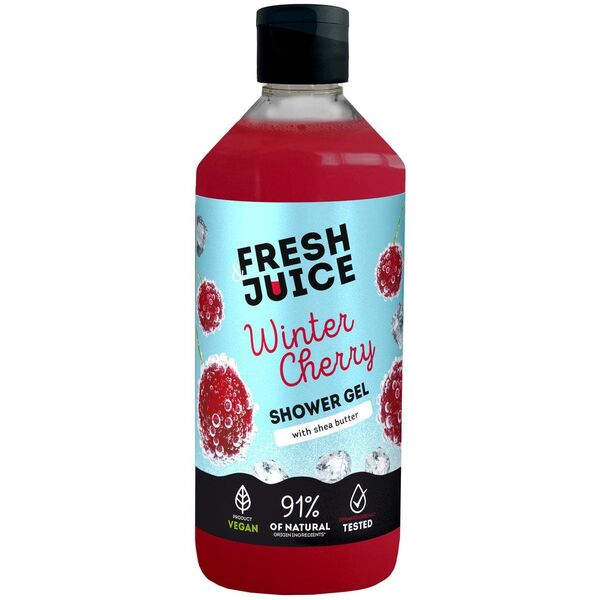 ELFA PHARM FRESH JUICE Żel pod prysznic zimowa wiśnia 473ml