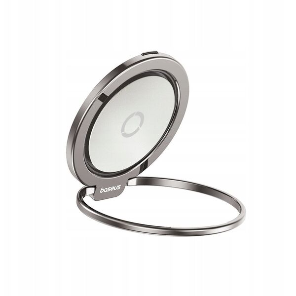 Ring magnetyczny Baseus MagPro II z funkcją podstawki - tytanowy