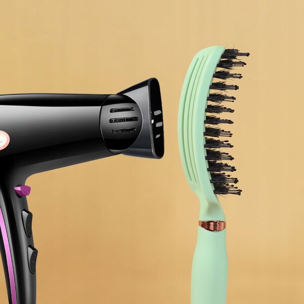 SISTER YOUNG_Ovia Hair Brush szczotka do włosów z włosiem dzika Fresh Mint