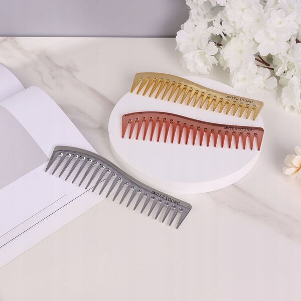 SISTER YOUNG_Zuri Styling Hair Comb grzebień Silver
