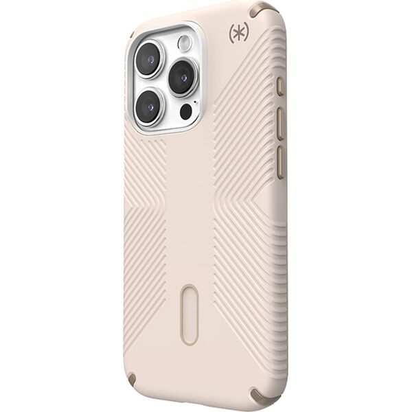 Speck Speck Presidio2 Grip ClickLock & Magsafe - Etui iPhone 15 Pro (Bleached Bone / Heirloom Gold / Hazel Brown)