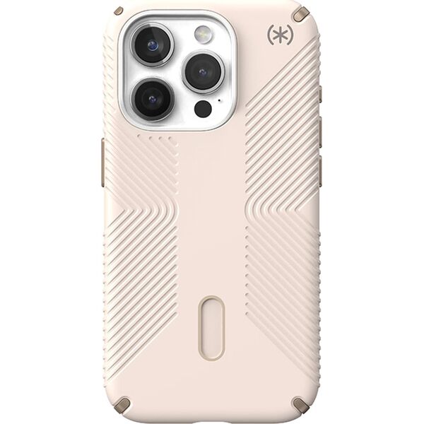 Speck Speck Presidio2 Grip ClickLock & Magsafe - Etui iPhone 15 Pro (Bleached Bone / Heirloom Gold / Hazel Brown)