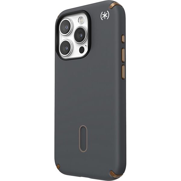 Speck Speck Presidio2 Pro ClickLock & MagSafe - Etui iPhone 15 Pro (Charcoal Grey / Cool Bronze)