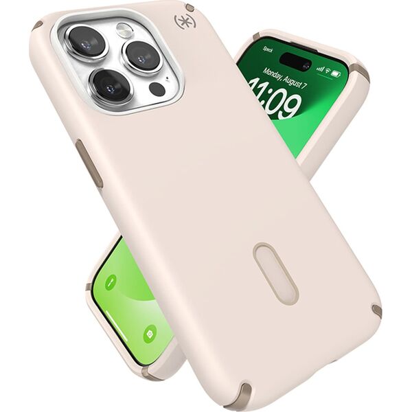 Speck Speck Presidio2 Pro ClickLock & MagSafe - Etui iPhone 15 Pro (Bleached Bone / Heirloom Gold / Hazel Brown)
