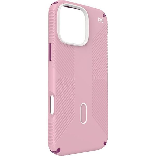 Speck Speck Presidio2 Grip ClickLock & MagSafe - Etui iPhone 16 Pro Max (Wednesday Pink / Boysenberry Purple / White)