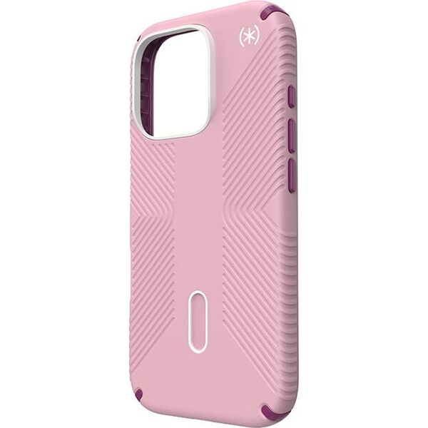 Speck Speck Presidio2 Grip ClickLock & MagSafe - Etui iPhone 16 Pro (Wednesday Pink / Boysenberry Purple / White)