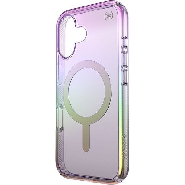Speck Speck Presidio2 Lux MagSafe - Etui iPhone 16 (Amazing Purple / Clear)