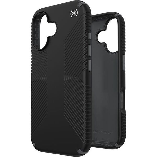 Speck Speck Presidio2 Grip - Etui iPhone 16 (Black / Slate Grey / White)