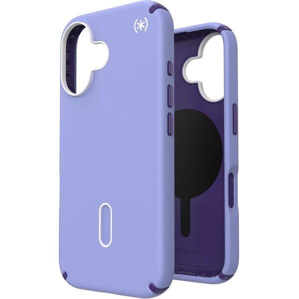 Speck Speck Presidio2 Pro ClickLock & MagSafe - Etui iPhone 16 (Future Lavender / Cassis Purple / White)