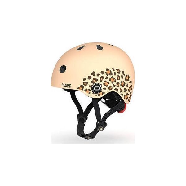 Scoot and Ride Kask dla dzieci 1-5 lat rozm. XXS-S, kolor: Leopard