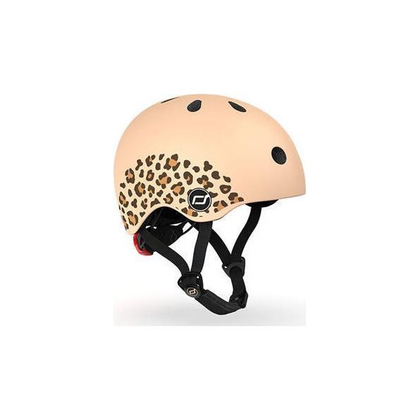 Scoot and Ride Kask dla dzieci 1-5 lat rozm. XXS-S, kolor: Leopard
