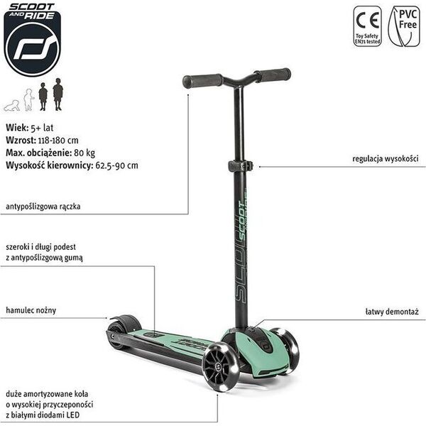 Hulajnoga Scoot and Ride Highwaykick 5 Forest (96438)