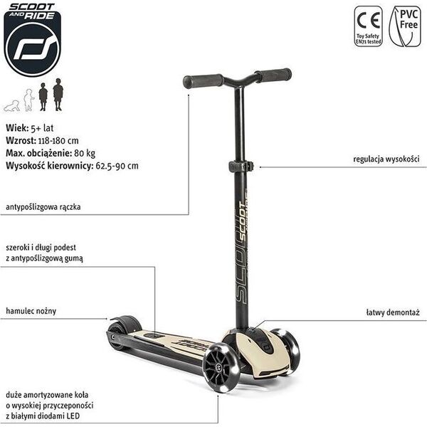 Hulajnoga Scoot and Ride Highwaykick 5 Ash (96440)