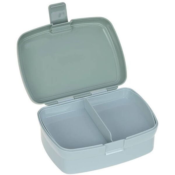 Lassig Zestaw na lunch Lunchbox + Tritanowa butelka - bidon 460 ml Tiny Drivers Spychacz