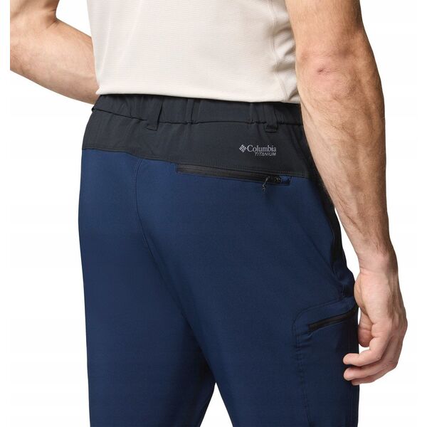 Spodnie turystyczne męskie Columbia Triple Canyon Pant II - collegiate navy/black rozmiar: XL