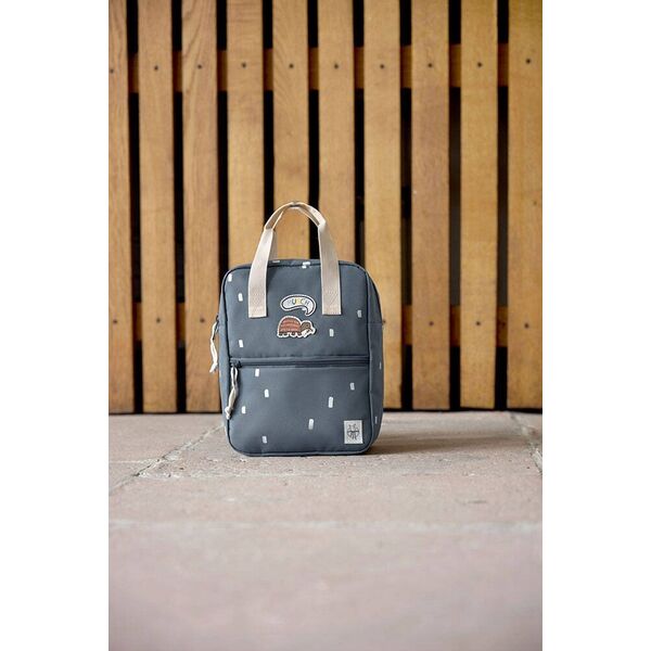 Lassig Mini Square Backpack Happy Prints Navy