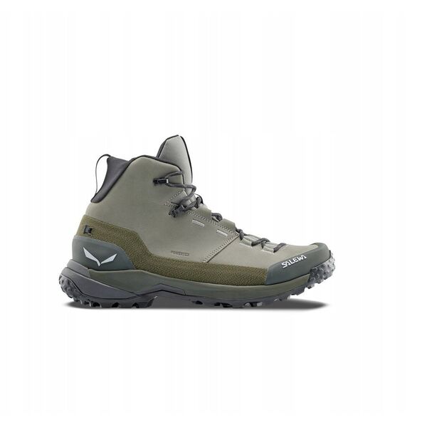 Buty Puez leather mid PTX shadow dark olive UK 11 (46) SALEWA