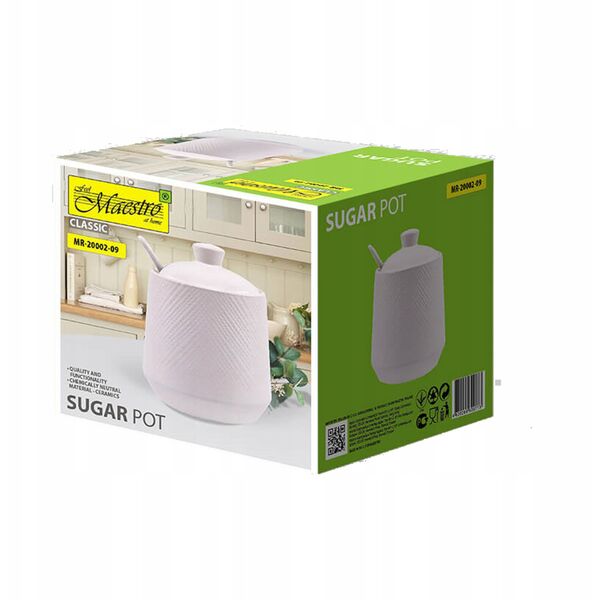 CERAMICZNA CUKIERNICA CUKIERNICZKA MAESTRO WHITE MR-20002-09