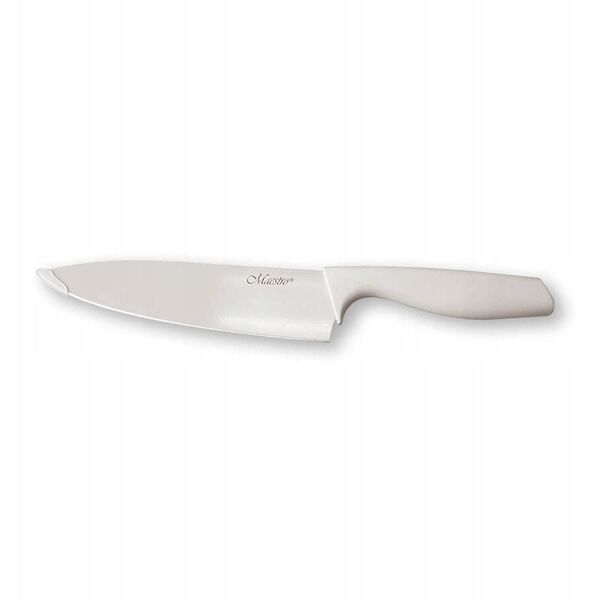 STALOWY NÓŻ SZEFA KUCHNI 20CM Z POWŁOKĄ CERAMICZNĄ NIEPRZYWIERAJĄCĄ POJEDYNCZY MAESTRO MR-1431
