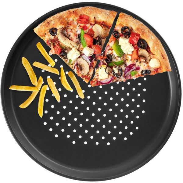 FORMA BLACHA DO PIECZENIA PIZZY PERFOROWANA OKRĄGŁA 32CM ORION 127031