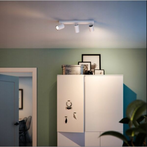Signify Philips myLiving Spot Kosipo 3flg. 3x55W Weiß exkl. LM