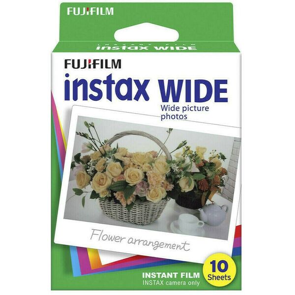 1 Fujifilm Instax wide Film γυαλιστερό NEU