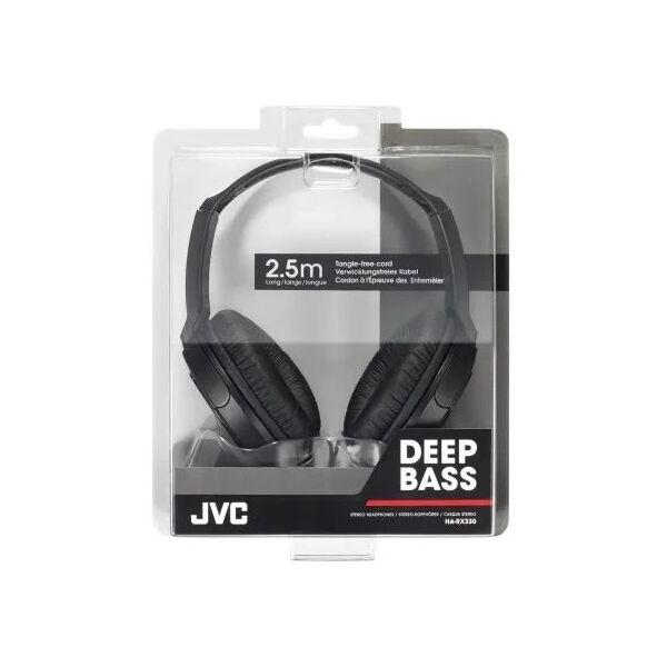 JVC HA-RX330-E Ausinės Su lankeliu Juoda