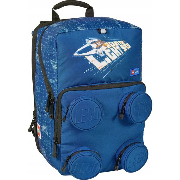 LEGO City Petersen School Backpack 20209-2505 Niebieskie One size