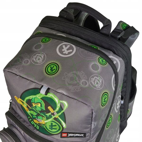 LEGO Ninjago Petersen School Backpack 20209-2501 szary One size
