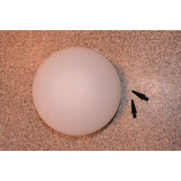 Heitronic Heitronic solar LED garden ball Boule 20cm wh - 35419 4000K IP44