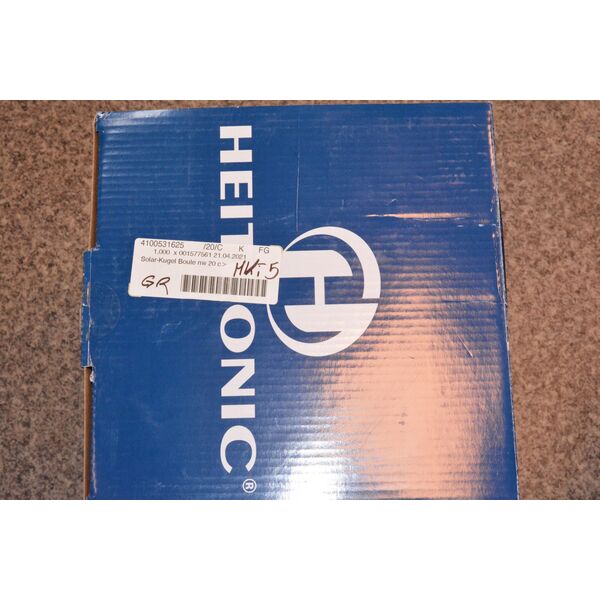 Heitronic Heitronic solar LED garden ball Boule 20cm wh - 35419 4000K IP44