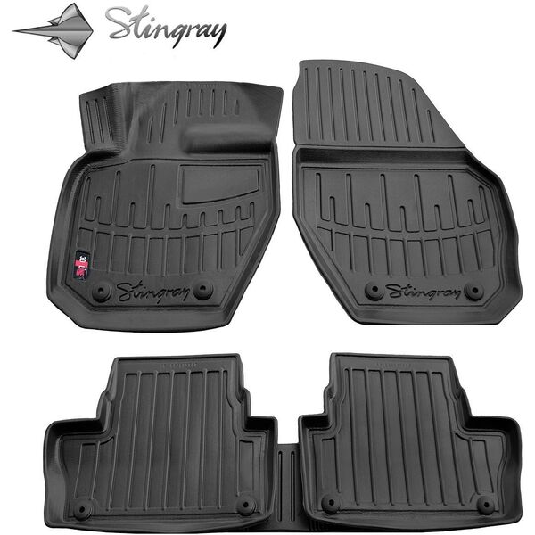Πατάκια 3D VOLVO XC60 2008-2016, 5 τεμ. μαύρο /5037025 14167231 2910503702500