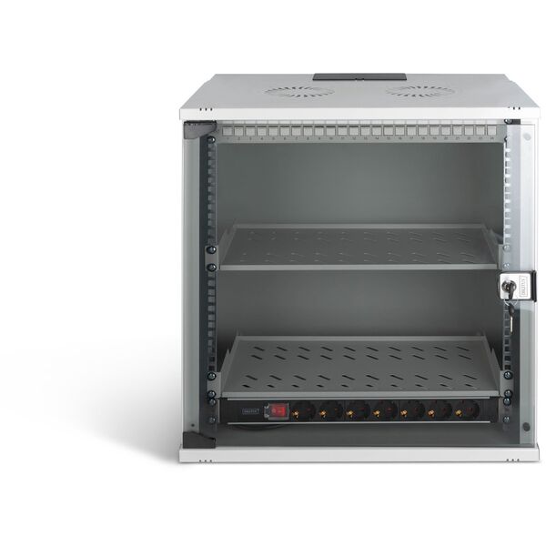 DIGITUS Netzwerk-Set 483 mm (19") - 12HE, 540x400 mm (BxT)we
