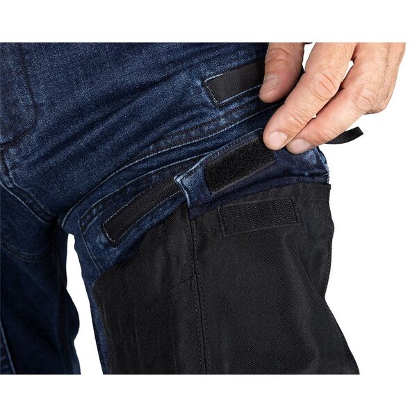 Spodnie robocze DENIM, wzmocnienia Oxford, granatowe, rozmiar XS