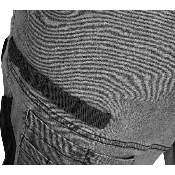 Spodnie robocze DENIM, wzmocnienia Oxford, szare, rozmiar L