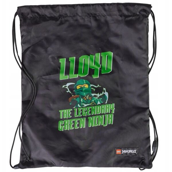 LEGO Ninjago Drawstring Bag 20286-2508 Czarne One size