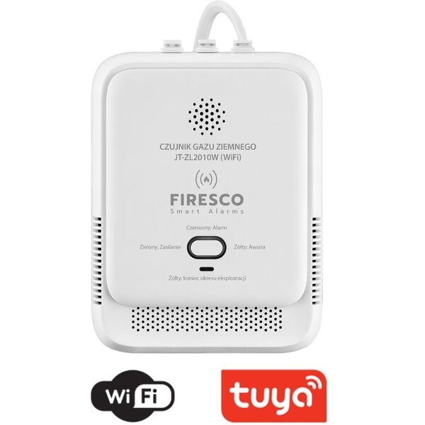 Czujnik gazu ziemnego Firesco JT-ZL2010W Wifi Tuya