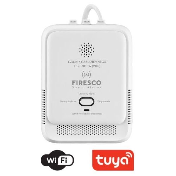 Czujnik gazu ziemnego Firesco JT-ZL2010W Wifi Tuya