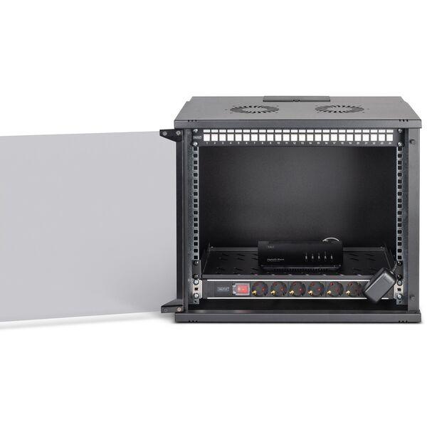 DIGITUS Netzwerk-Set 483 mm (19") - 9HE, 540x400 mm (BxT) sw