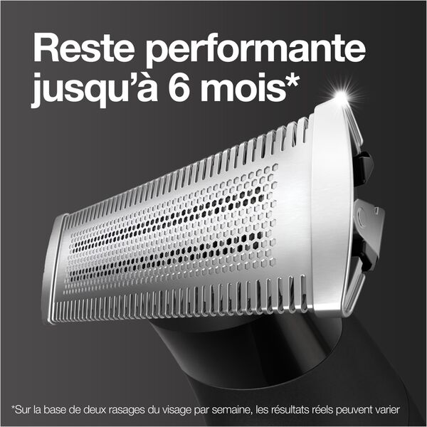 Braun Series X XT5200, Foil shaver, Black, Metallic, Buttons, Power, AC, Built-in battery