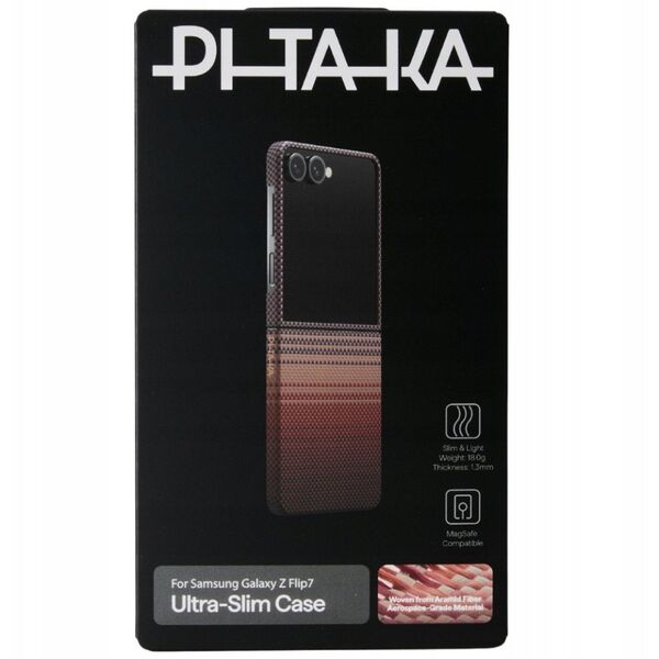 Etui PITAKA Ultra-Slim MagSafe do Samsung Galaxy Z Flip7 sunset
