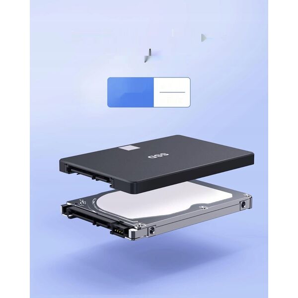 Inateck Festplattengehäuse 2,5" USB 3.2 Silikon Hülle