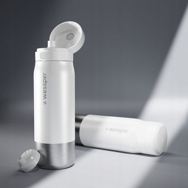 Butelka filtrująca Wessper B2 STAINLESS STEEL Actitex™ 700ml White (WES276-700-WH_K)