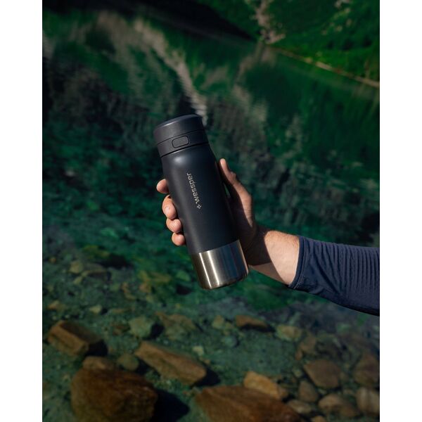 Butelka filtrująca Wessper B2 STAINLESS STEEL Actitex™ 700ml Black (WES276-700-BK_K)