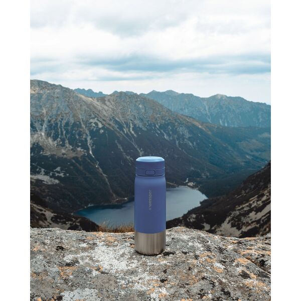 Butelka filtrująca Wessper B2 STAINLESS STEEL Actitex™ 700ml Blue (WES276-700-BL_K)