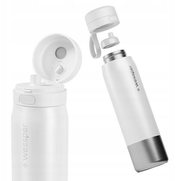 Butelka filtrująca Wessper B2 STAINLESS STEEL Actitex™ 1000ml White (WES276-1000-WH_K)