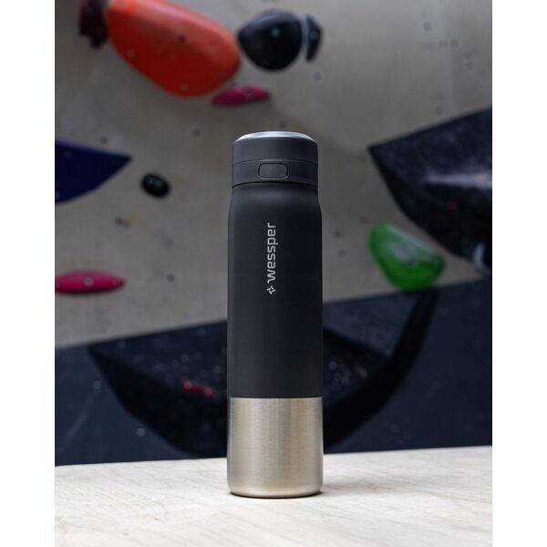Butelka filtrująca Wessper B2 STAINLESS STEEL Actitex™ 1000ml Black (WES276-1000-BK_K)