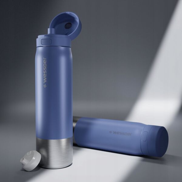 Butelka filtrująca Wessper B2 STAINLESS STEEL Actitex™ 1000ml Blue (WES276-1000-BL_K)